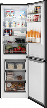 картинка Отдельностоящий холодильник Weissgauff WRK 185 Total NoFrost Inverter Black 