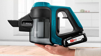 картинка Пылесос вертикальный Bosch BBS611LAG синий 