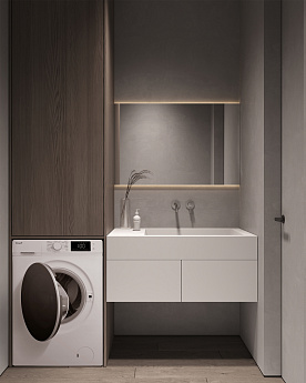 картинка Стиральная машина с сушкой Weissgauff WMD 61212 Inverter Steam 