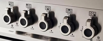 картинка Комбинированная кухонная плита Bertazzoni PRO64I1ENET чёрная 