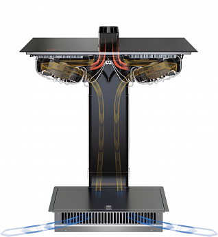 картинка Варочная панель со встроенной вытяжкой Asko HIHD854MM 
