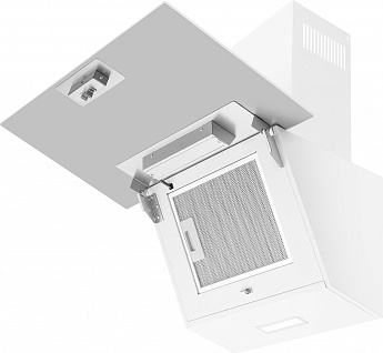 картинка Кухонная вытяжка Weissgauff Yota 600 Touch White Glass 