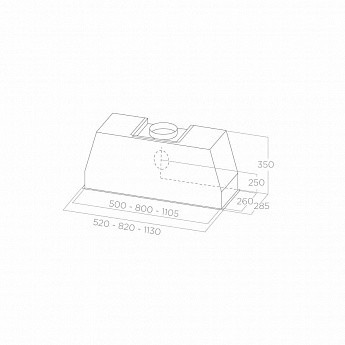 картинка Кухонная вытяжка Elica CT35 PRO IX/A/90 