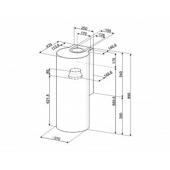 картинка Кухонная вытяжка Smeg KR37XE 