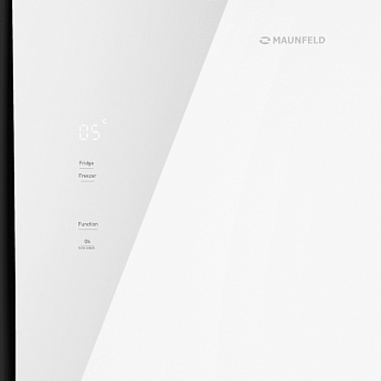 картинка Холодильник MFF191NFPW белое стекло 