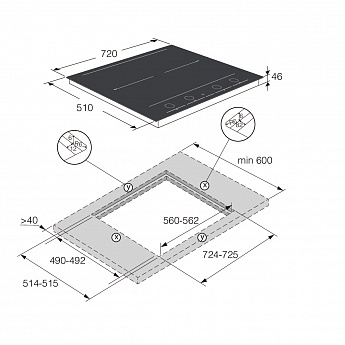 картинка Варочная панель Asko HID754MFC 