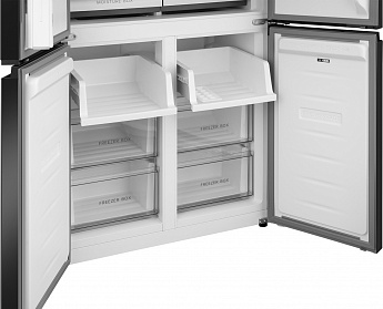 картинка Полувстраиваемый холодильник Weissgauff WCD 450 BEG NoFrost Inverter 