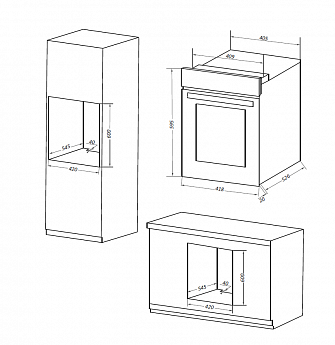 картинка Духовой шкаф Maunfeld EOEM516S 