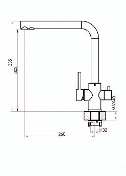 картинка Смеситель Florentina АЛЬДО 
