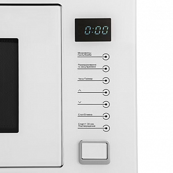 картинка Микроволновая печь встраиваемая Midea TG925B8D-WH белая 