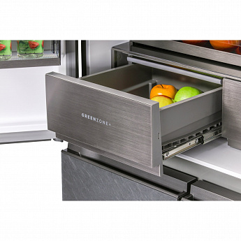 картинка Отдельностоящий холодильник Hiberg RFQ-610G GS inverter 