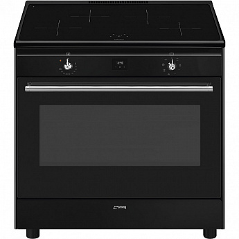 картинка Кухонная плита Smeg CX91IMBL черный 