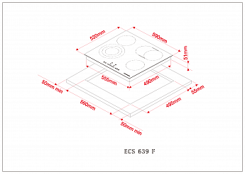 картинка Электрическая варочная панель Kuppersberg ECS 639 F 