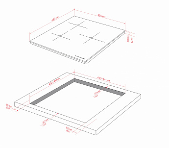 картинка Индукционная варочная панель Kuppersberg ICI 406 
