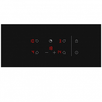 картинка Электрическая варочная панель De Dietrich DPV4601B Black 