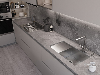 картинка |Discount| Кухонная мойка Emar Pvd EMB-124 SATINE  