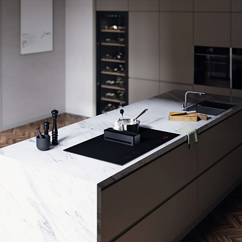 картинка Варочная панель со встроенной вытяжкой Asko HIHD854MM 