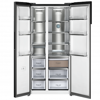 картинка Полувстраиваемый холодильник Kuppersberg RFSN 1990 BG черный 