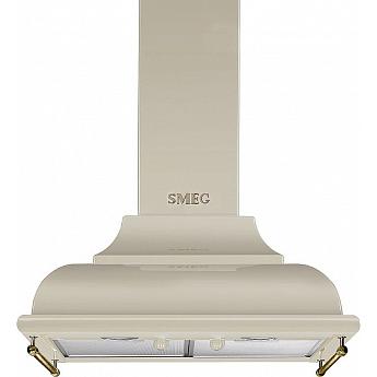 картинка Кухонная вытяжка Smeg KC16POE кремовый 