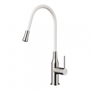 картинка Смеситель Omoikiri YATOMI-BN-WH нержавеющая сталь 