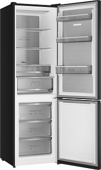 картинка Отдельностоящий холодильник Weissgauff WRK 2000 Premium Total NoFrost Black 