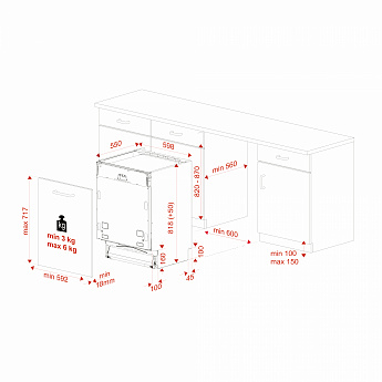 картинка Посудомоечная машина Teka DFI 46900 
