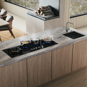 картинка Газовая варочная панель ASKO HG8144BGB2 