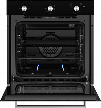 картинка Газовый духовой шкаф Weissgauff WGO 706 BLACK GLASS 