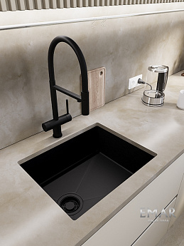 картинка Кухонная мойка Emar EMB-540(UN) PVD Black 