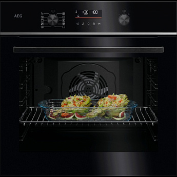 картинка Электрический духовой шкаф Aeg TU5PB431SB черный 