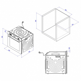 картинка Духовой шкаф Korting OKB 4701 CNRW 