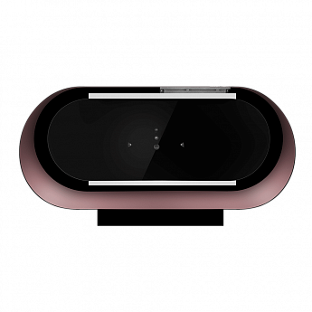 картинка Кухонная вытяжка настенная-тубус Maunfeld GUNA 60 розовое золото 