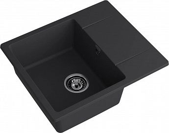 картинка Мойка для кухни Granfest GF-URBAN 258L черный 