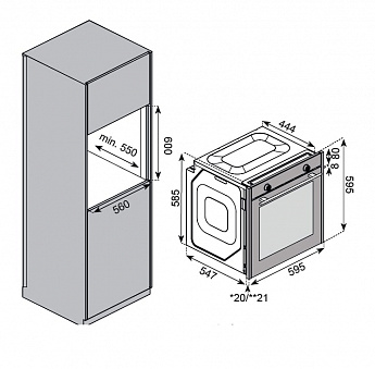 картинка Электрический духовой шкаф с функцией пара Kuppersberg KSO 610 B 